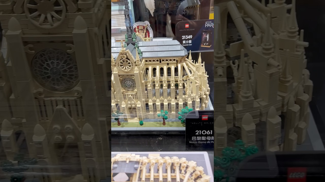 Lego Architecture Notre Dame de Paris Showcase!! #shorts #lego #paris #architecture