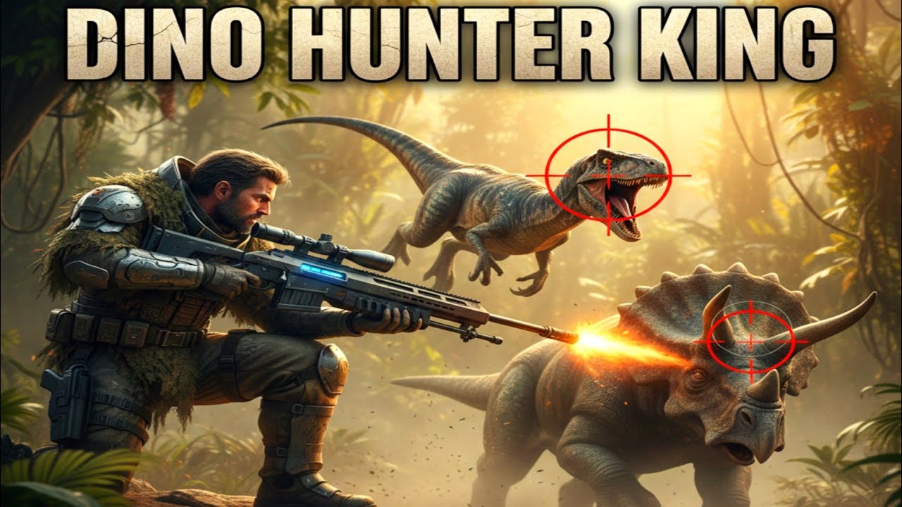Dino Hunter King: Sniper vs. Velociraptor & Triceratops! 🦖🎯 | Wild Zombie Fps