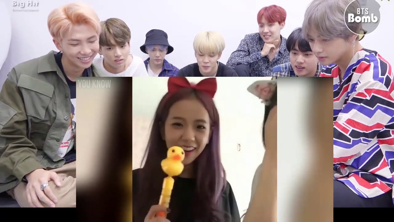 BTS raction to BLACKPINK - Funny Moments (ENG SUB+SUB ESP)