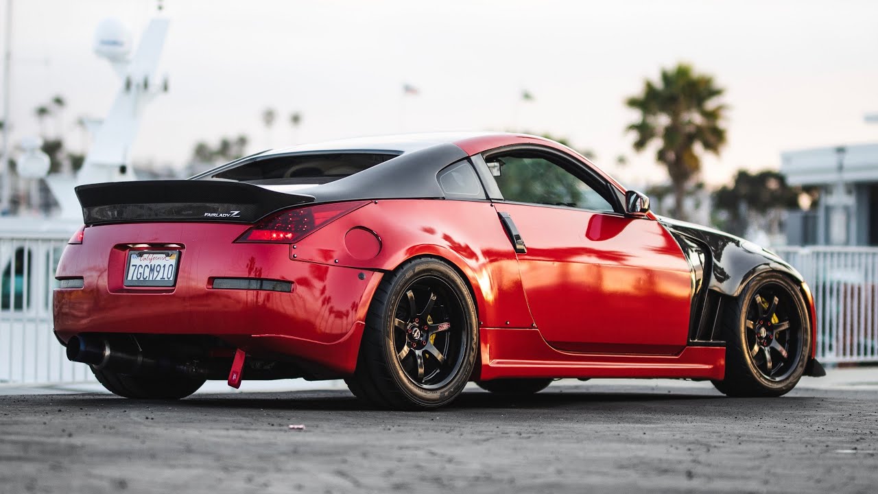 NEW EXHAUST FOR MY 350Z & DONUTS!