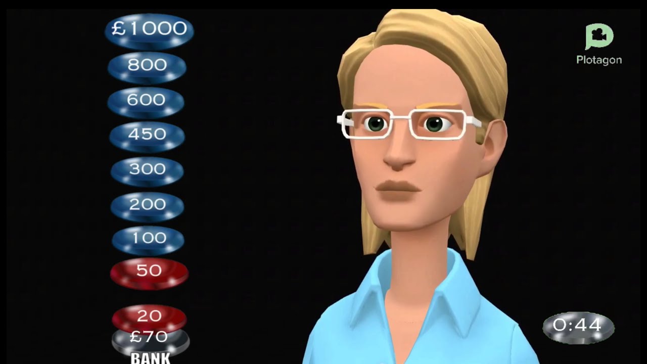 The Weakest Link Plotagon Edition SE0 E12  (Pilot Series)