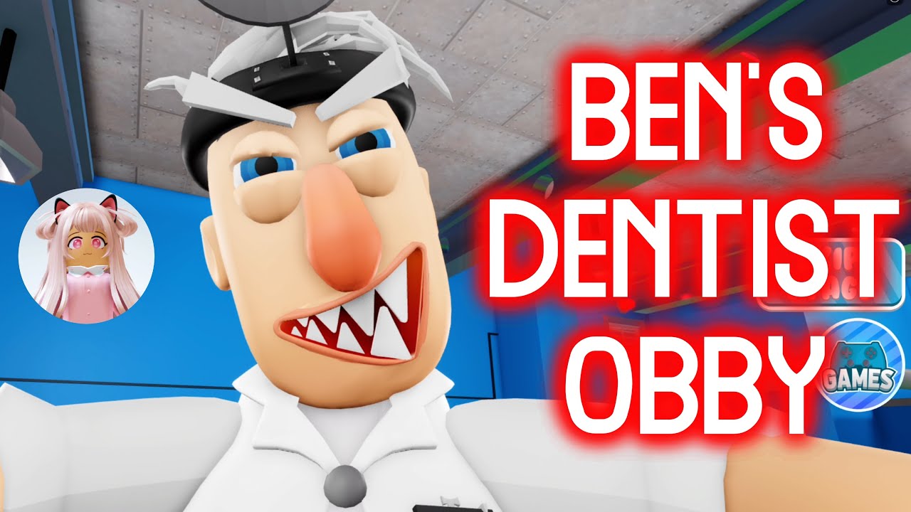BEN'S DENTIST OBBY! (NEW!) Roblox Obby Gameplay Walkthrough No Death [4K]