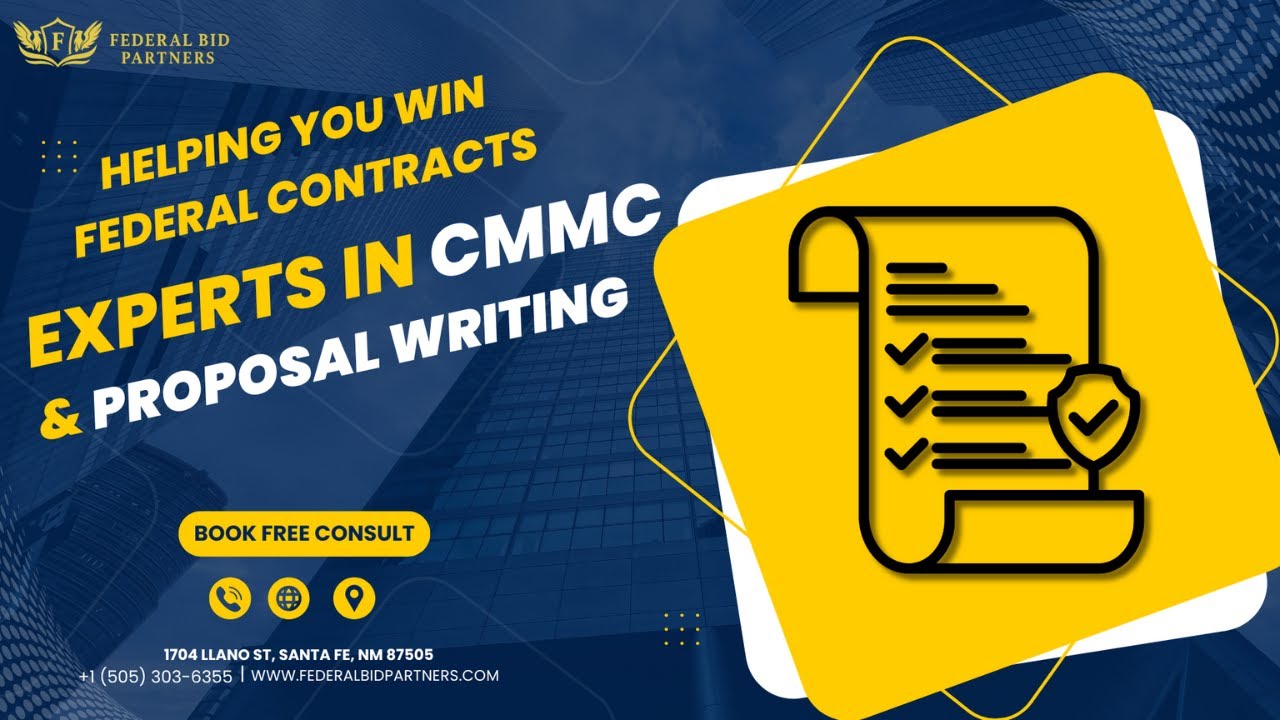Win More Federal Contracts with Proposal Writing & CMMC Help