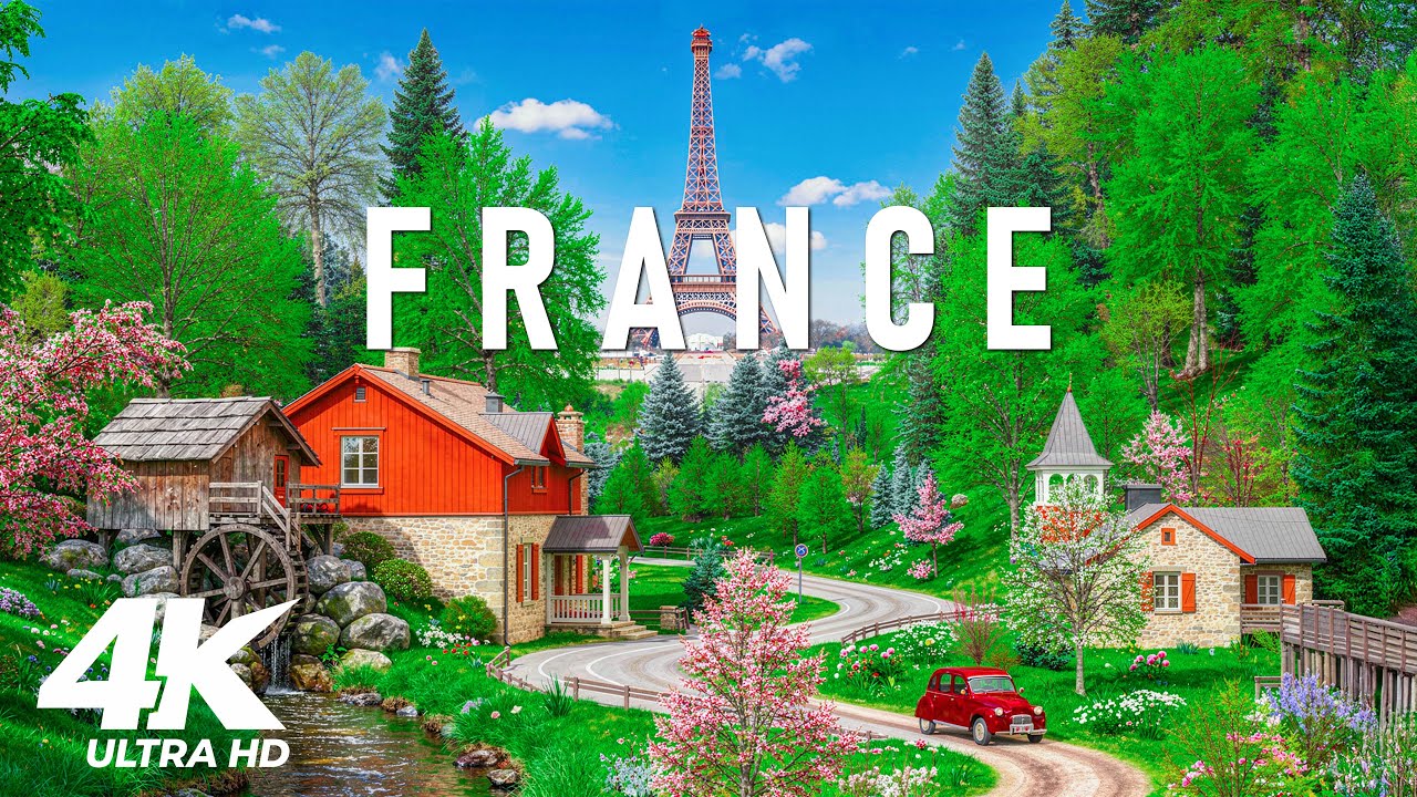 France 4K | Discover the Magic of Europe &ndash; Fairytale Villages, Alps & Serene Countryside
