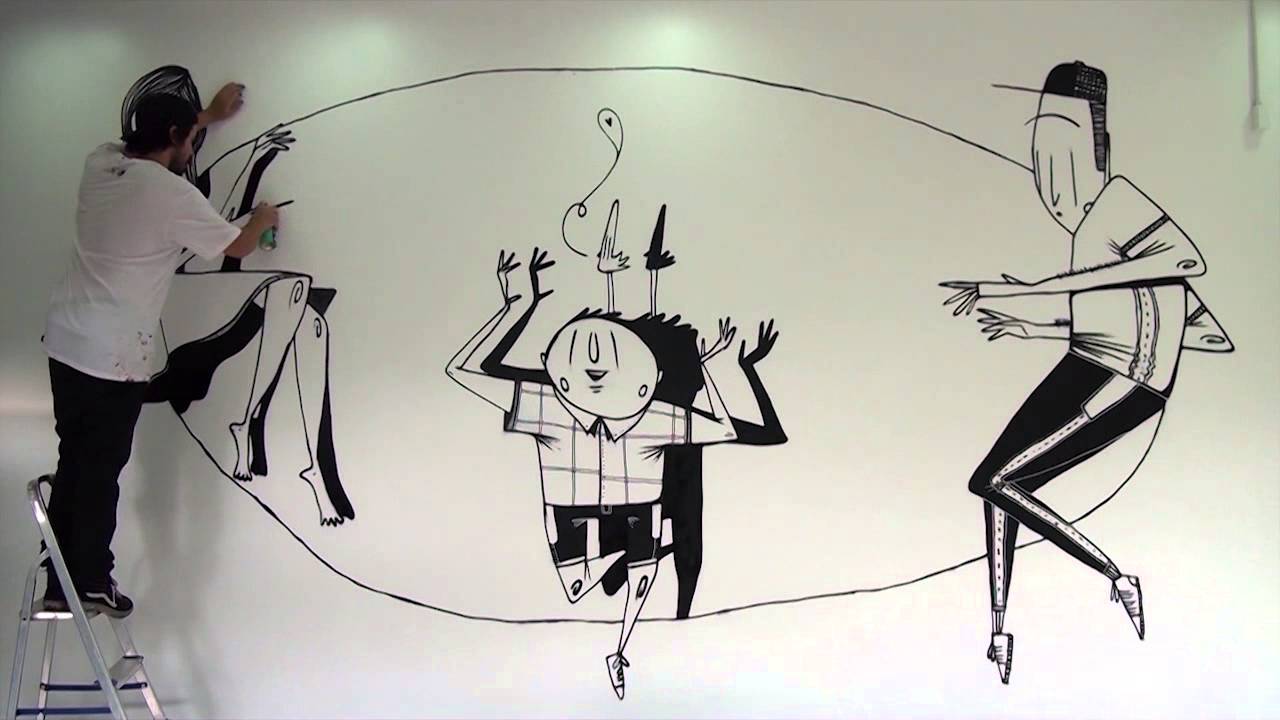 Processo de elabora&ccedil;&atilde;o do mural 