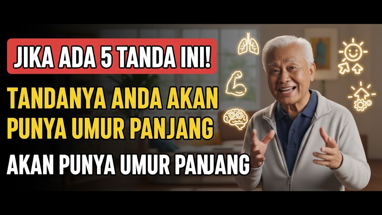 Jika Punya 5 HAL INI di USIA 75‼️HIDUP 90 Tahun Itu MUDAH‼️ Kesehatan Lansia