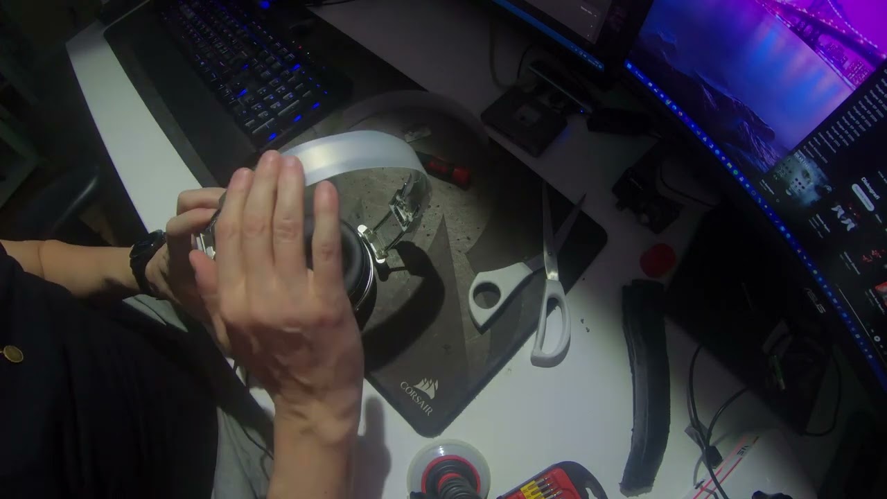 Restoring Denon AH-D5000 Headphones Part 2 (Replace headband)