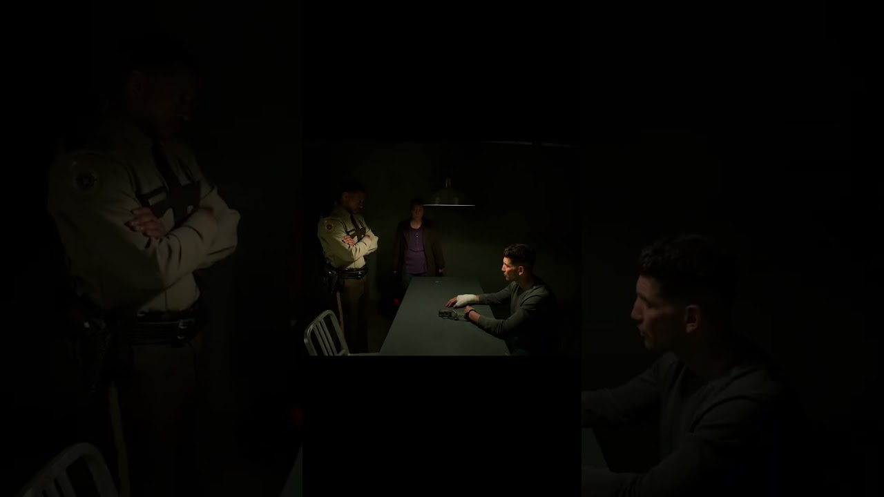 sheriff interogating frank part1 #explainseries #seriesexplainer #explanationinhindi #punisher