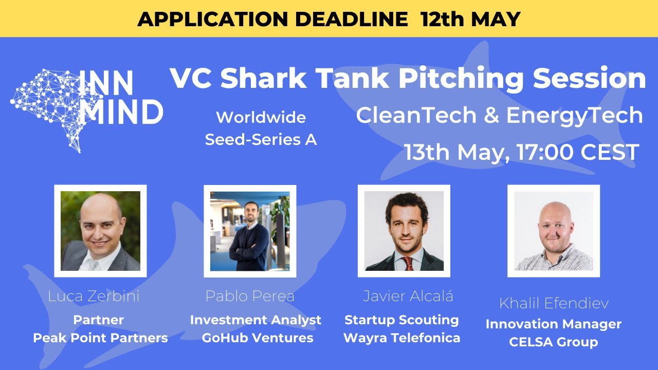 VC Pitching Session: CleanTech & EnergyTech