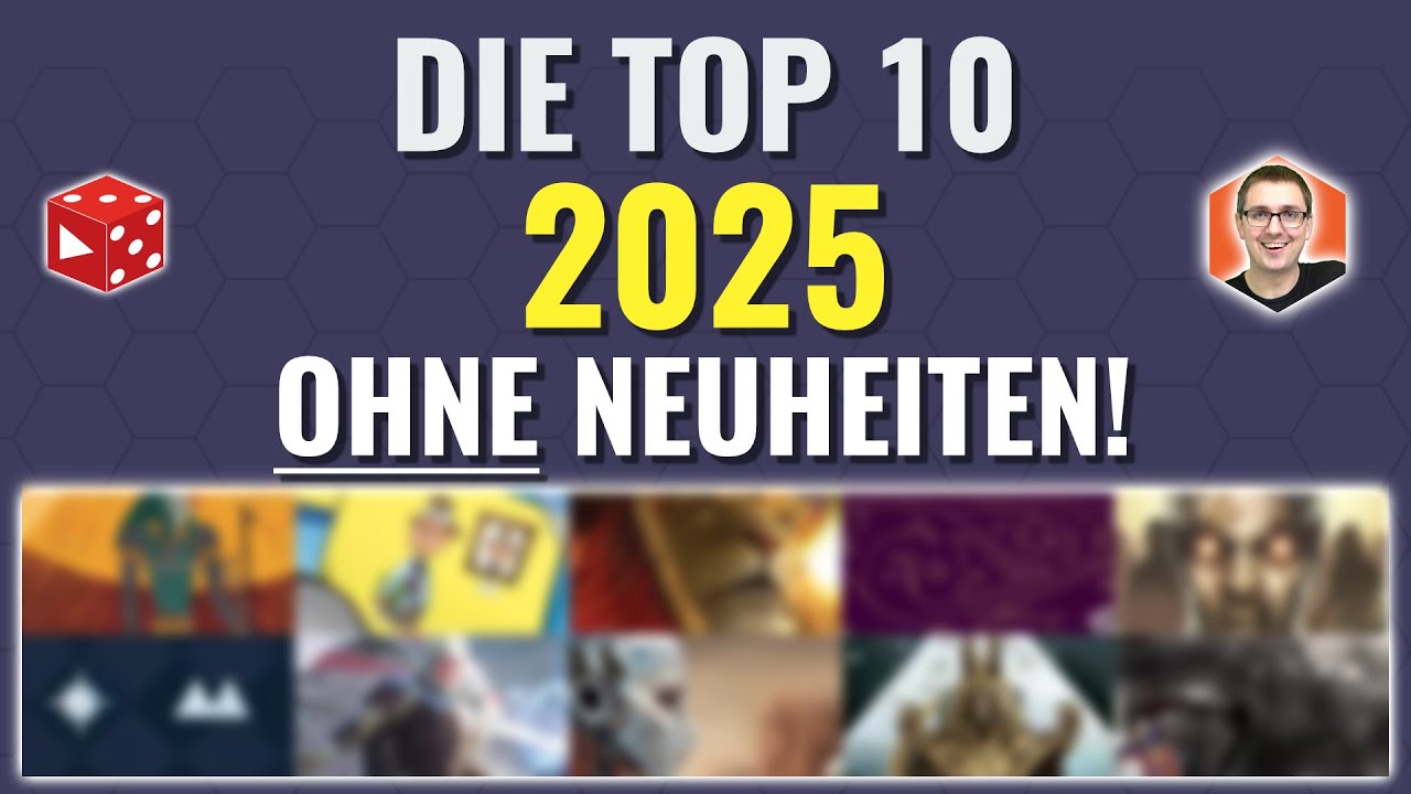 Top 10 Brettspiele 2025 &ndash; &auml;ltere Spiele, die es verdient haben!
