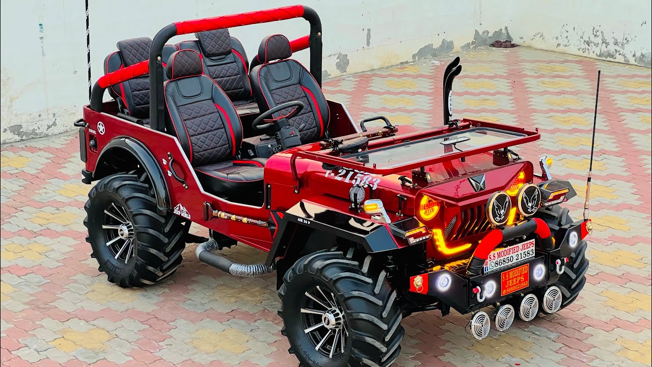 One More Modified Jeep Ready To Going Gujarat #jeepindia #jeep 