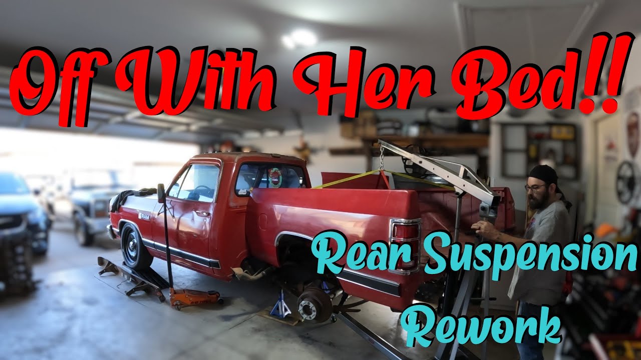 1987 D100 Rear Suspension Rework On Project Ramona
