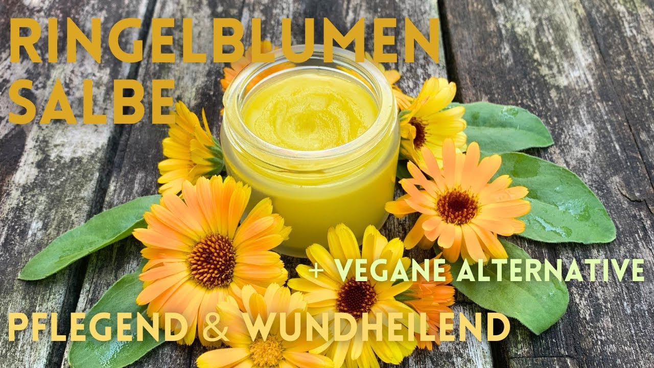 Ringelblumensalbe einfach selbst gemacht (plus vegane Alternative)