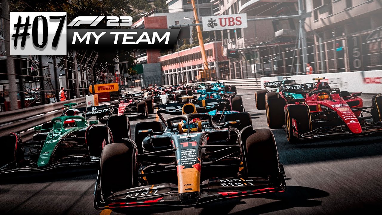 F1 23 - MY TEAM - GP DE MÔNACO 50% - ENCARANDO AS RUAS ESTREITAS DE MONTE CARLO! - EP 007