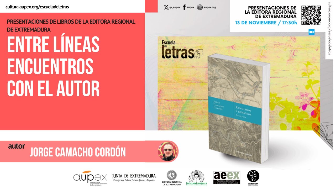 EDL - Presentaciones de libros de la Editora Regional. Jorge Camacho