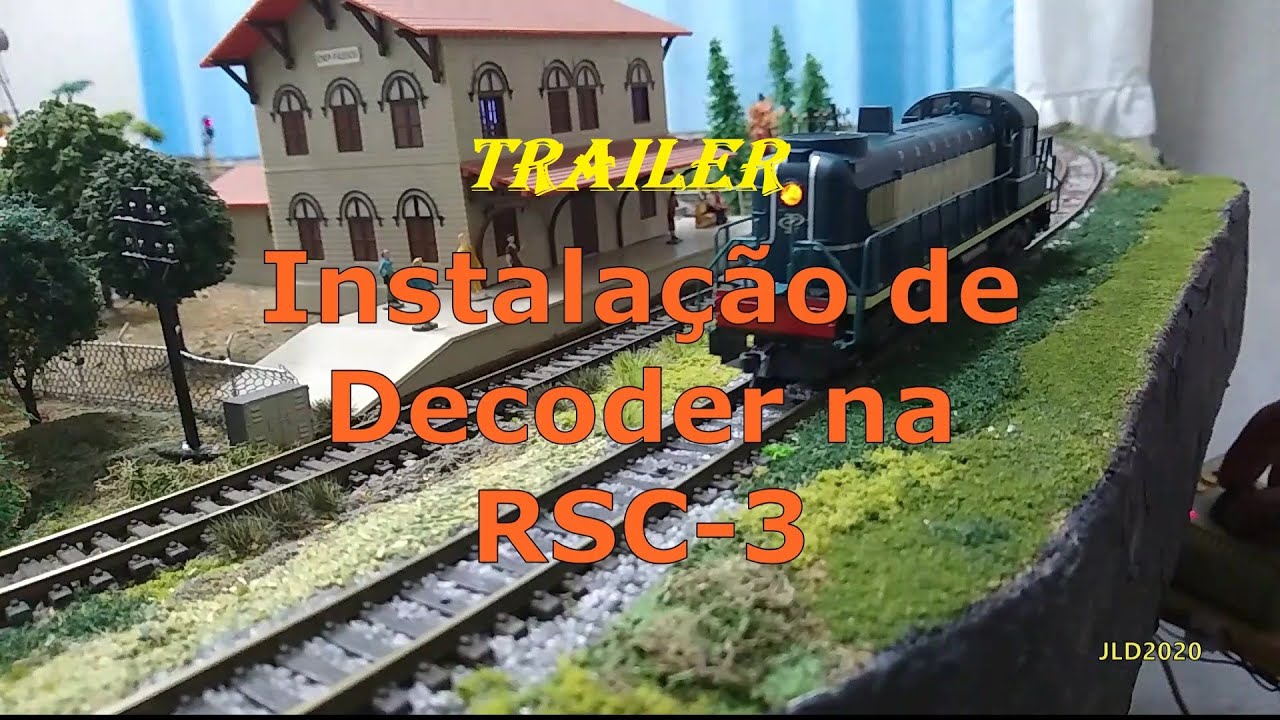 Instalando Decoder DCC na RSC-3 (T)