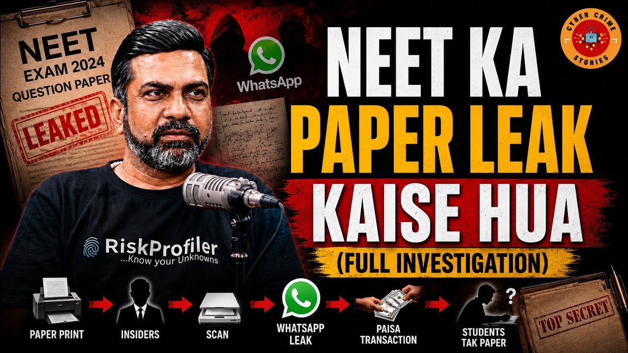 How the NEET Paper Was Leaked (Full Investigation) | Cyber Crime | Cyber Security | Cyber Punk | ...