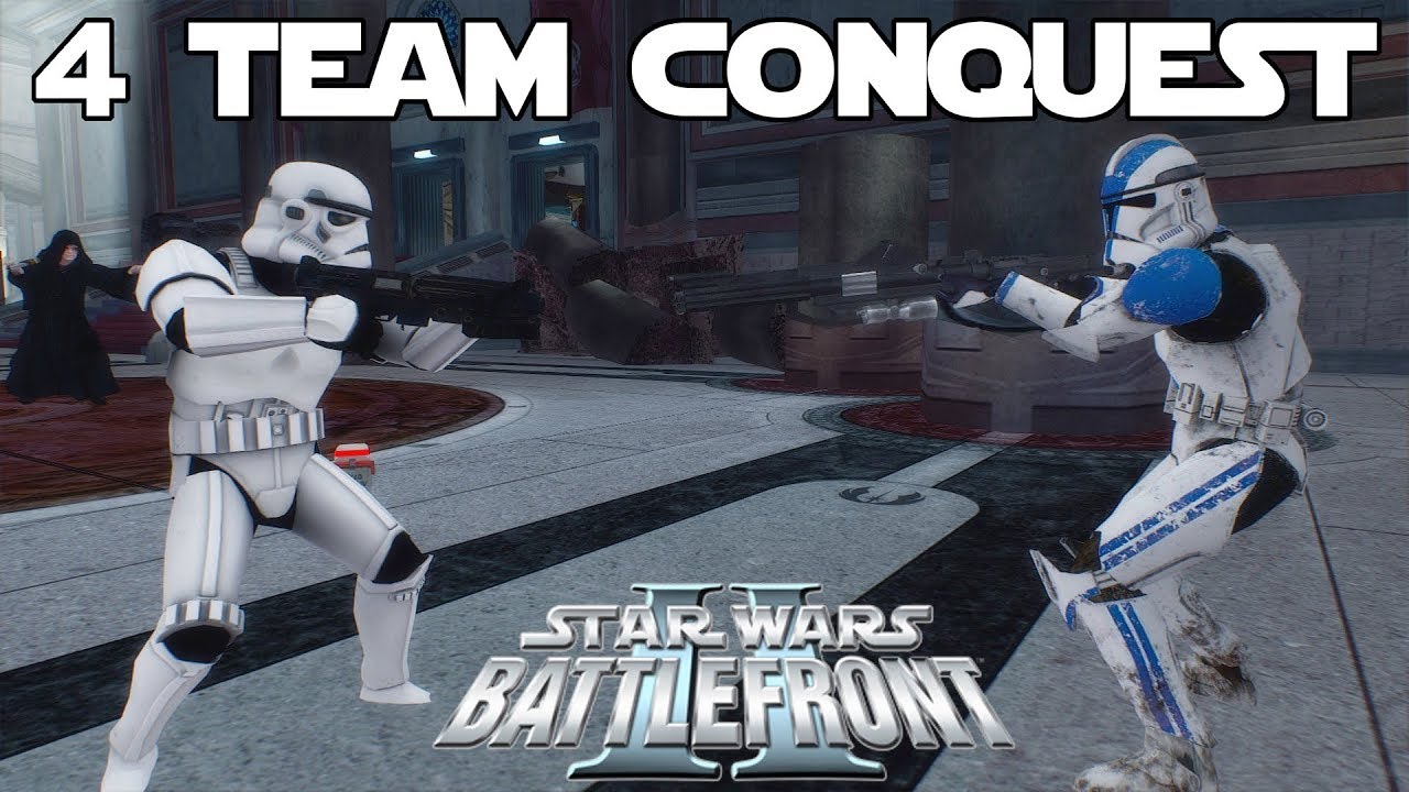 Мод Star Wars Battlefront 2 | Rumble Conquest | 4 Team Conquest!