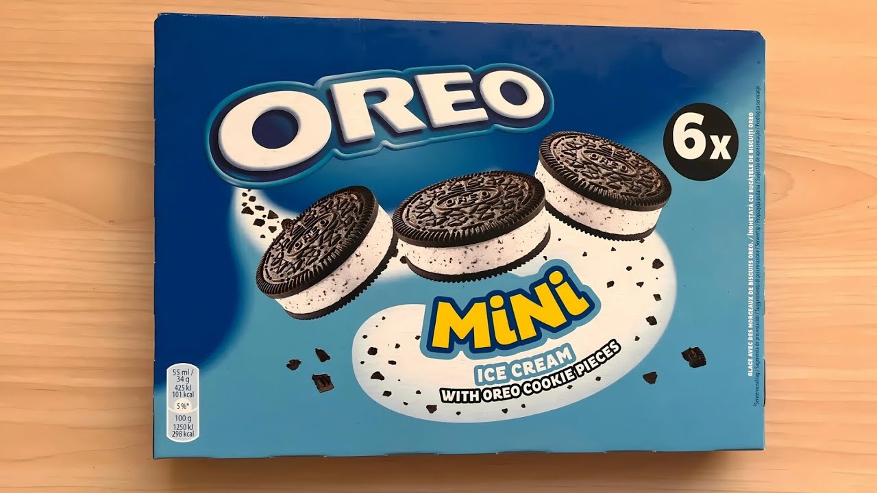 ASMR mini oreo ice cream sandwich I Oreo ICE cream sandwich No talking