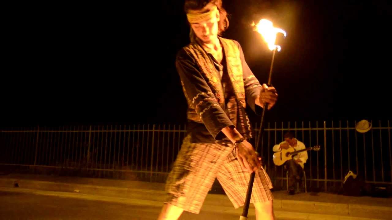 La Squadra Arcobaleno a Paestum - Spettacoli di Fuoco