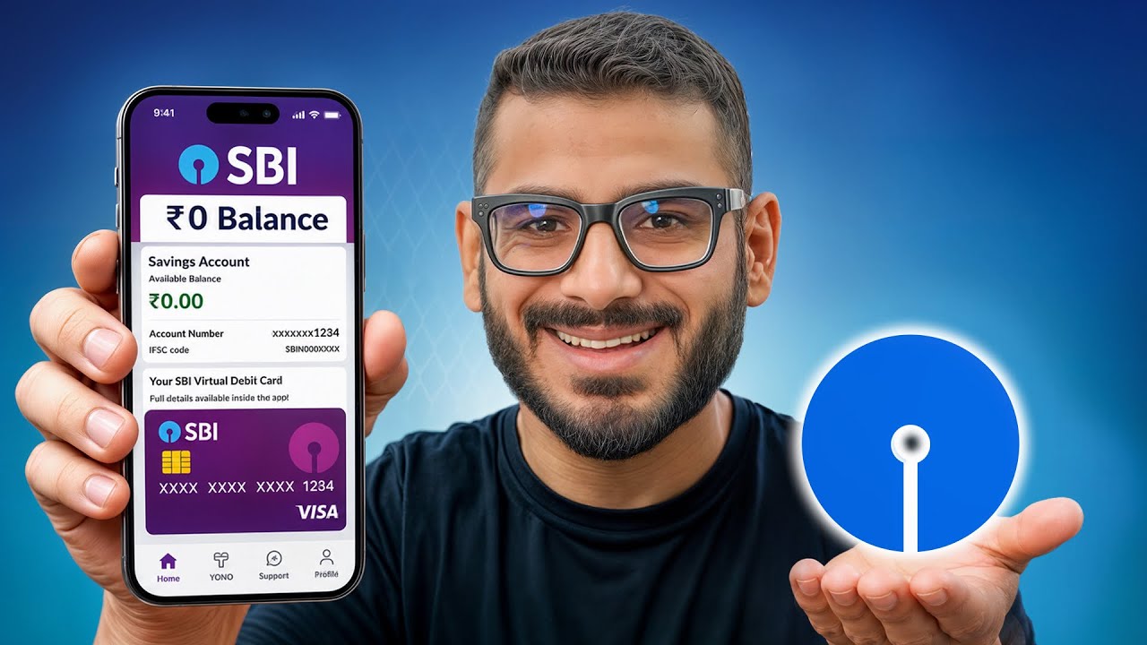 SBI Zero Balance Account Opening Online #sbi