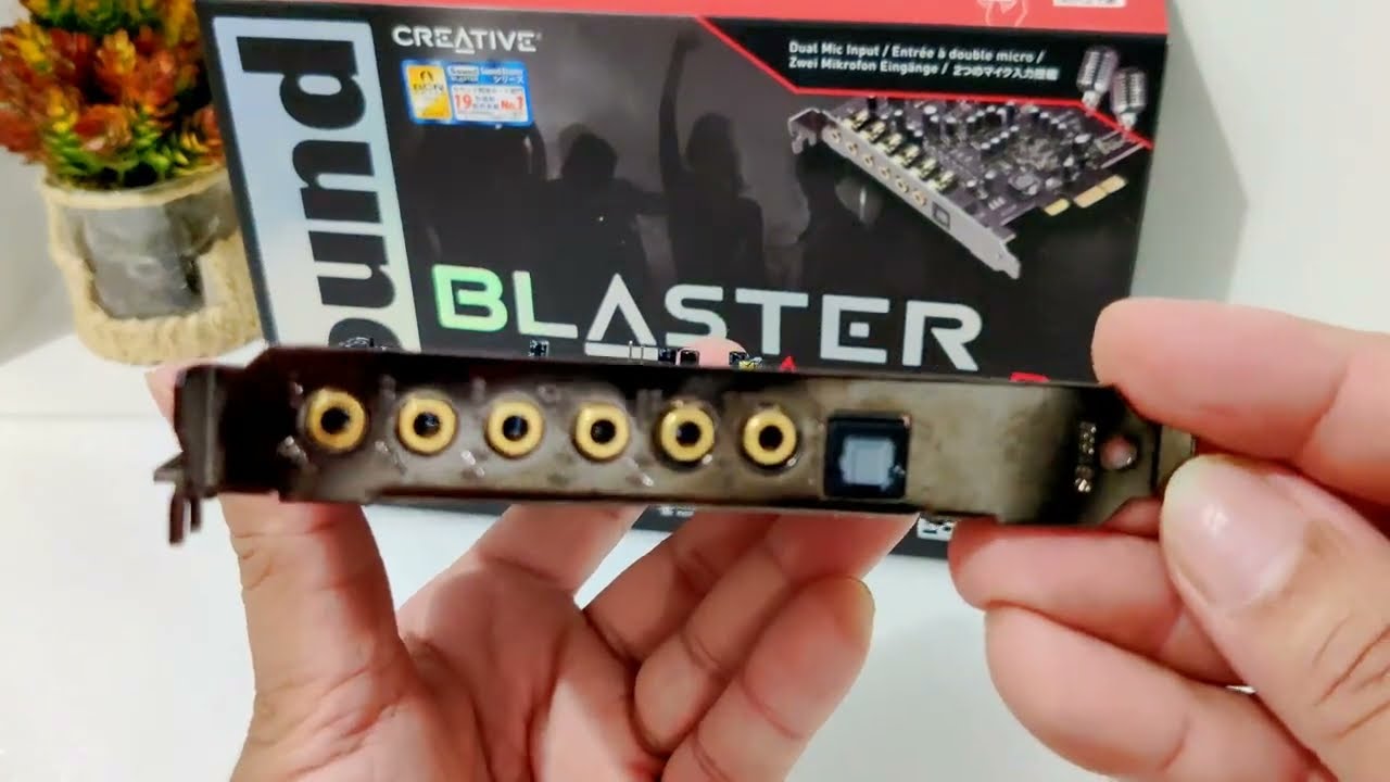 Unboxing - Placa de Som PCI-E Creative Sound Blaster Audigy RX 7.1