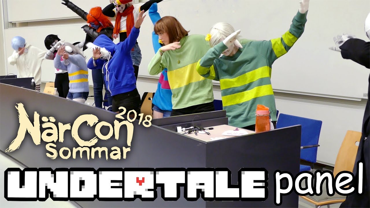 UNDERTALE PANEL ♥ 4K ♥ NärCon 2018