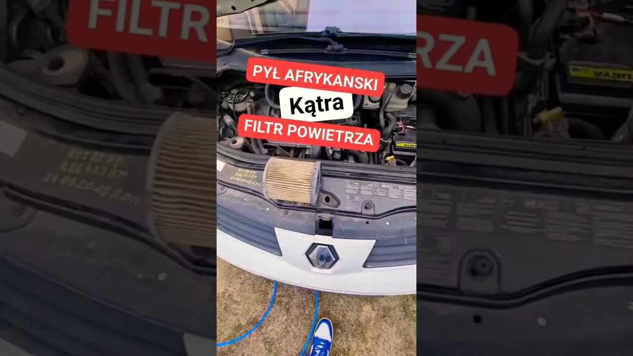 Zabrudzony filtr powietrza. Typowe objawy