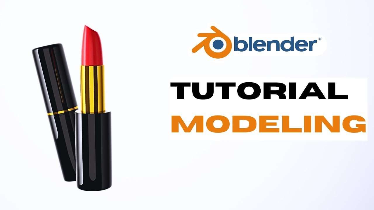 Как моделировать и текстурировать косметическую помаду | Полное руководство по Blender