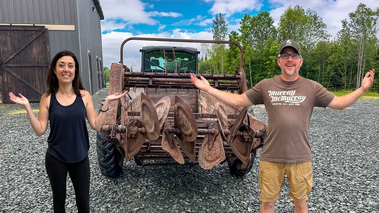Buying the CHEAPEST Manure Spreader I Can Find - WILL It WORK (1950 NEW IDEA 12A Manure Spreader)
