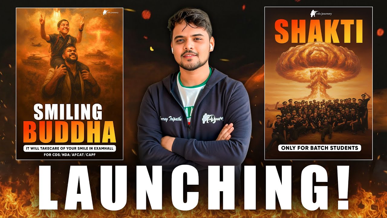 Launch of Smiling Buddha and Shakti for Defence Exams.