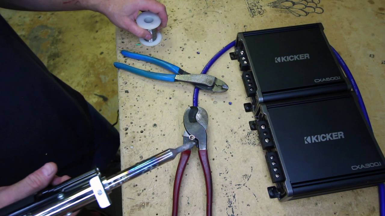 How to connect a power wire to your car stereo amp