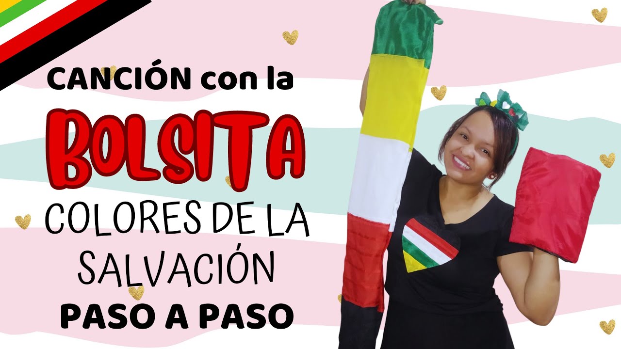 BOLSITA DE LOS COLORES DE LA SALVACIÓN. (CANTO) PASO A PASO. #lasalvación #plandesalvacion #coritos