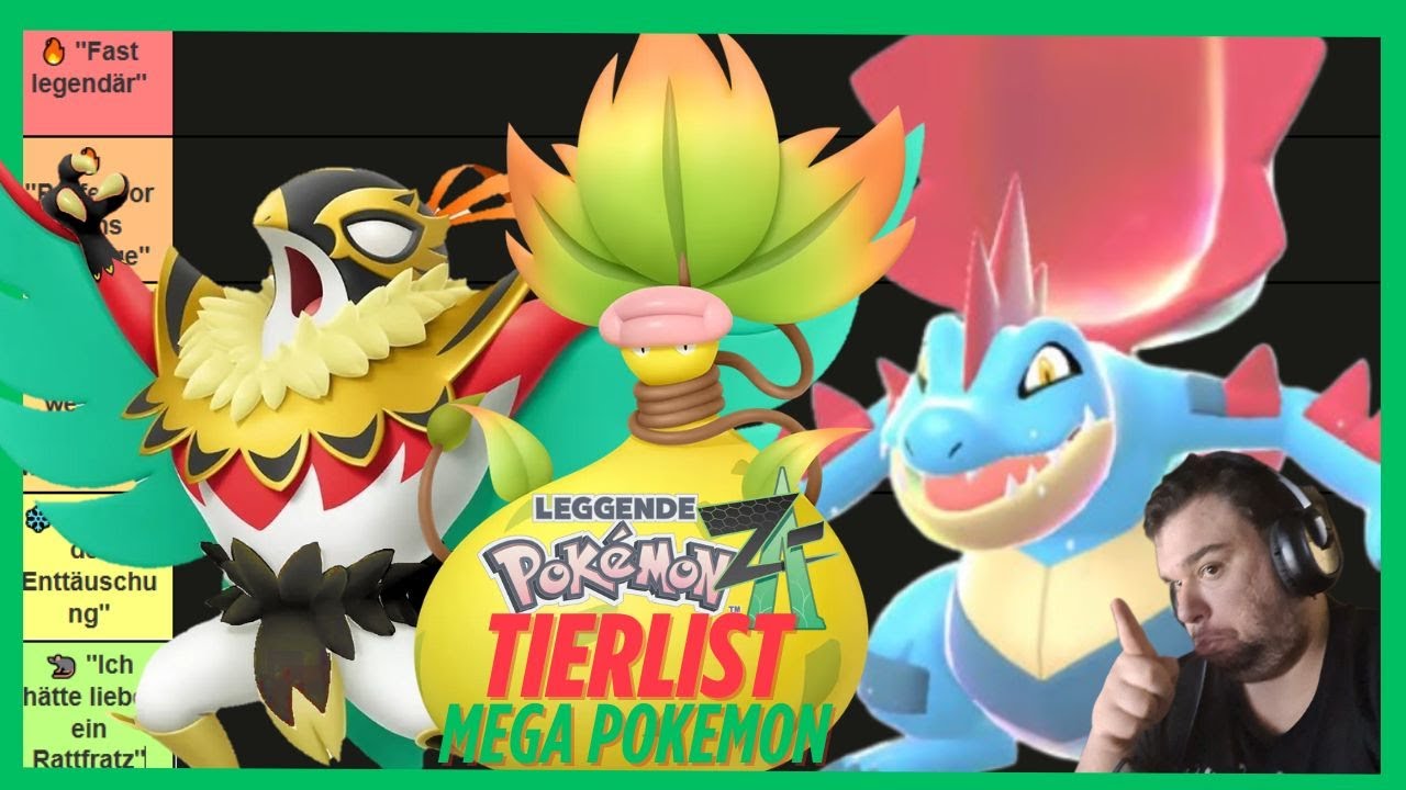 POKEMON TIERLIST - MEGA Entwicklung LEGENDS Z-A ALLE NEUEN MEGAS - Kontrovers? Können wir immer noch