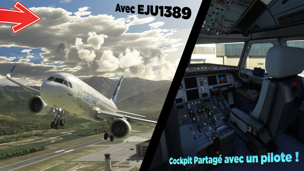 [ Flight Simulator 2020 ] Vol ORLY – CALVI avec un VRAI PILOTE ! ✈️