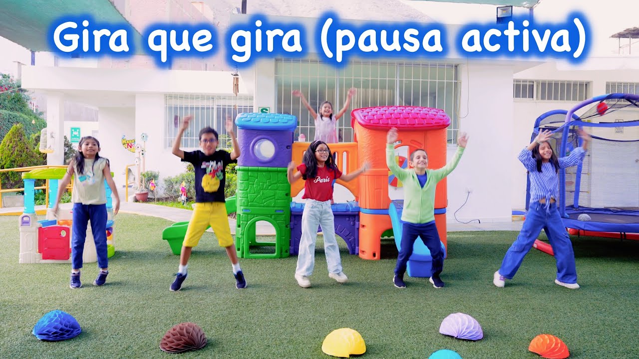🌀Gira que gira🌀 (pausa activa): Canción para ejercitar💪