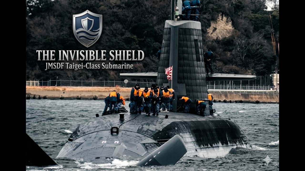 Silent Guardian of the Sea | JMSDF Taigei-Class Submarine Gets Underway |【鉄のくじら】たいげい型潜水艦 出港