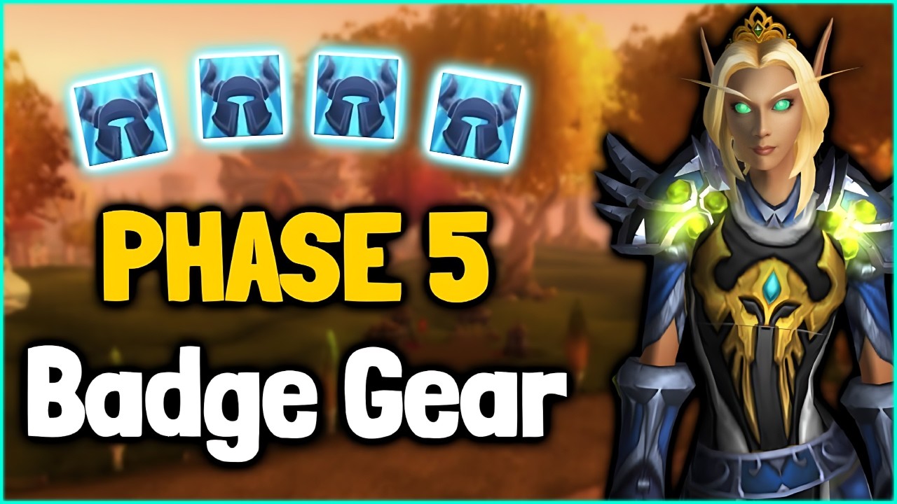 Wow TBC Phase 5 Badge Gear updates