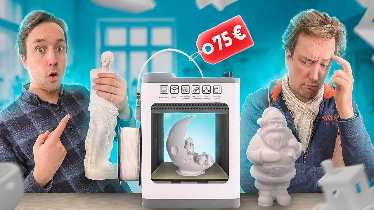 L'imprimante 3D à 75€ ! Oui oui, à Carrefour ! [Technotest Tina 2 - Monoprice Cadet]
