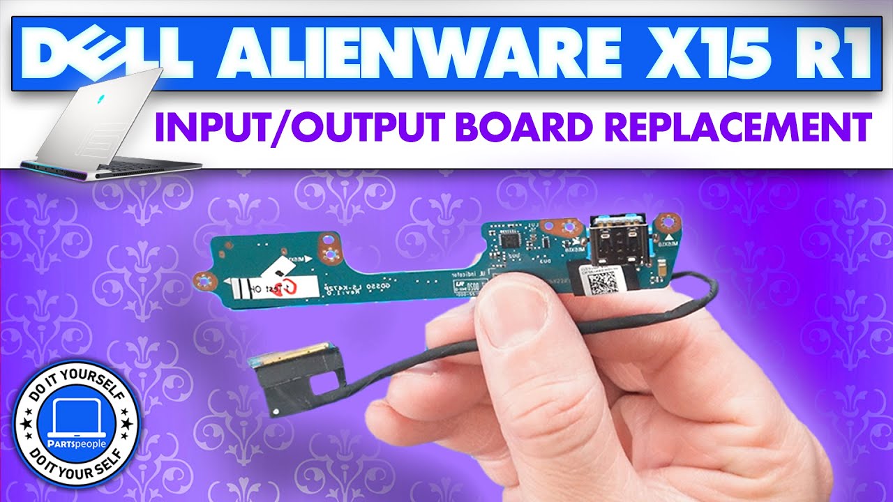 How To Replace Your I/O Circuit Board | Dell Alienware x15 R1