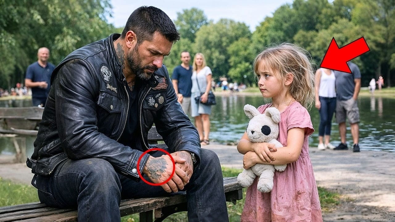 « Tu Es Perdu Toi Aussi ? » Demande La Fille Au Motard. Sa Réaction A Fait Pleurer Tout Le Parc !