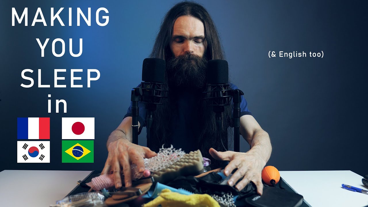 ASMR 🇧🇷 🇫🇷 🇯🇵 🇰🇷 & English