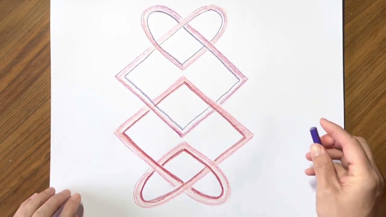 Valentine’s Day Weaving Waldorf Form Drawing Celtic Knot