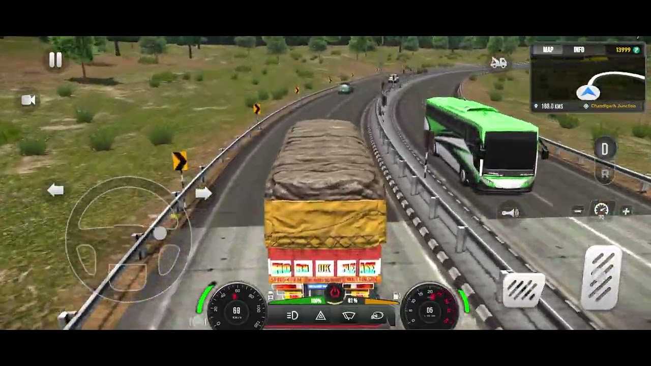 Indian Truck 🚛🚛 Simulator Gurgaon To Chandigarh By Road 🛣️🛣️