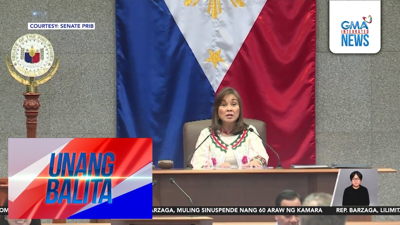Sen. Legarda, umupo sa puwesto ng Senate President sa gitna ng ugong tungkol sa... | Unang Balita