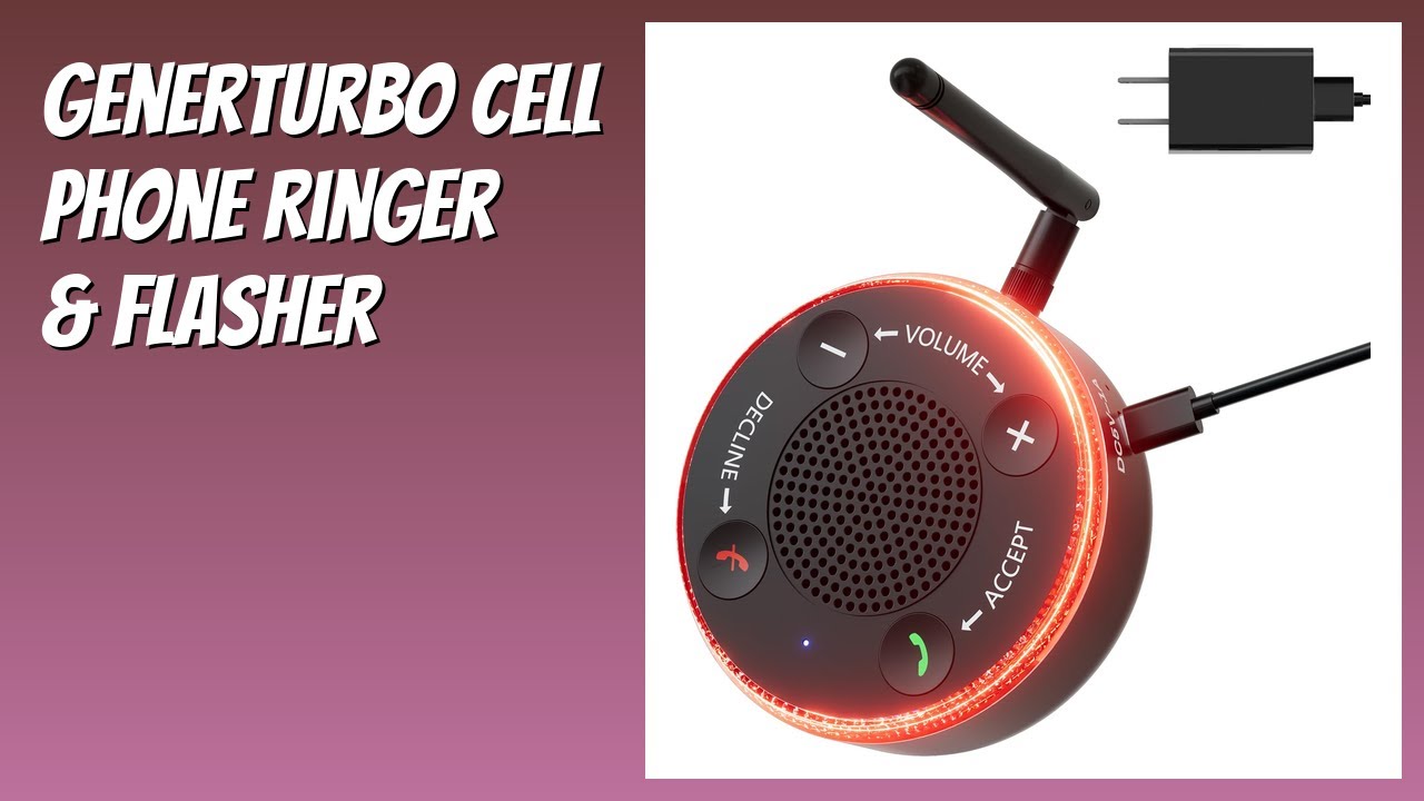 REVIEW (2026): Generturbo Cell Phone Ringer & Flasher. Features