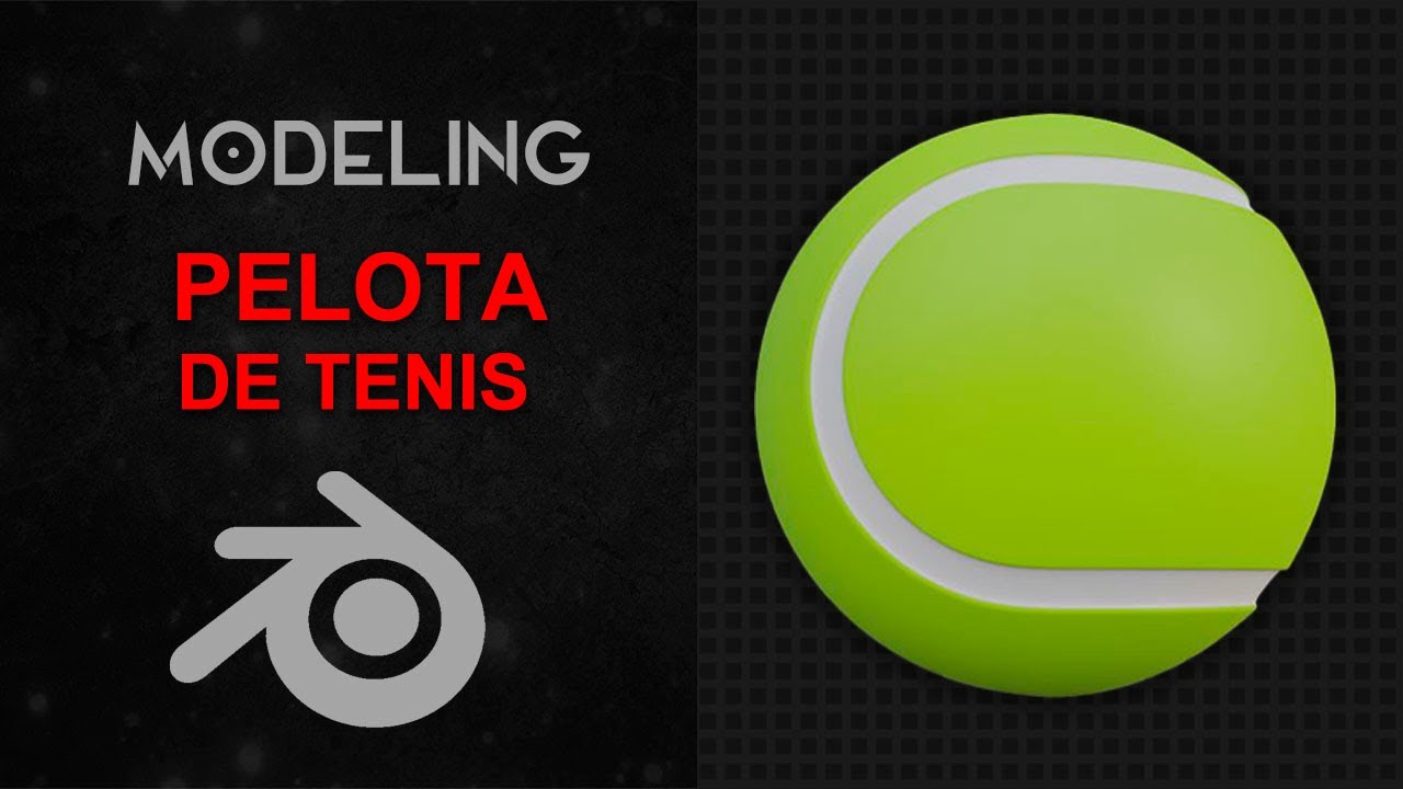 Modelado de PELOTA DE TENIS - ¡FÁCIL! / UV Sphere | BLENDER MODELING