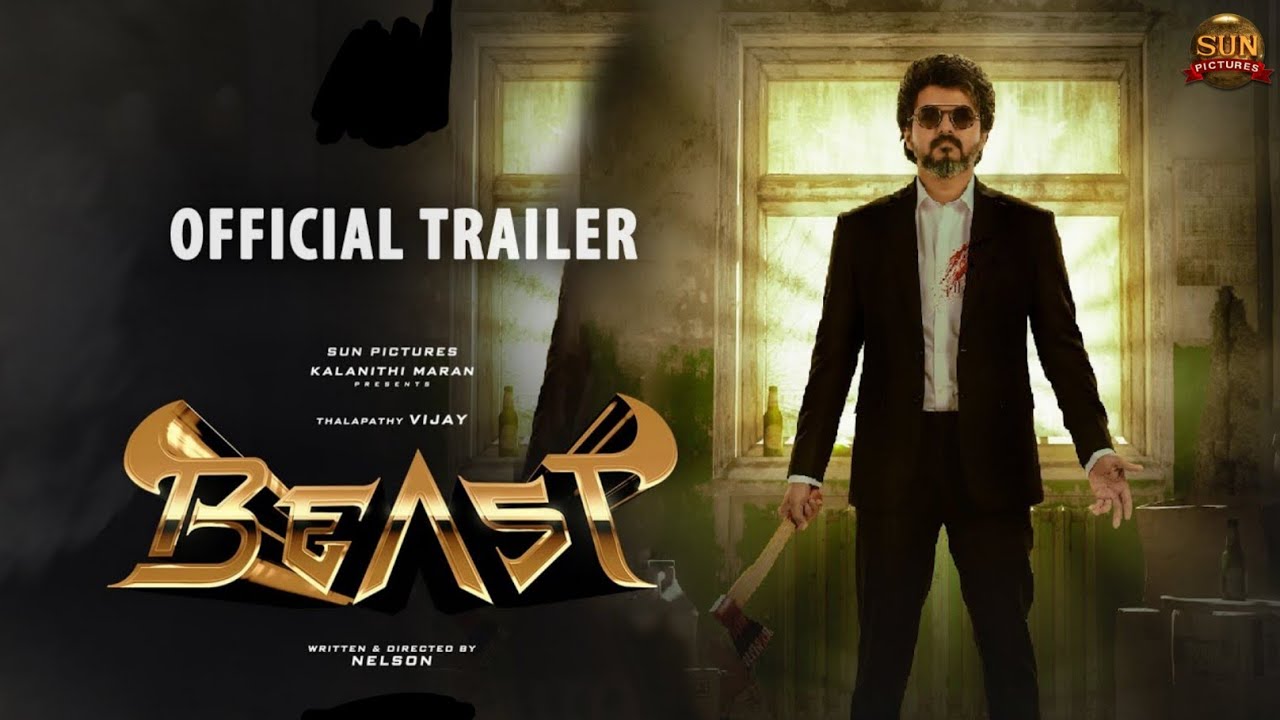 BEAST Official Trailer | Thalapathy Vijay | Pooja Hedge | Sun Pictures