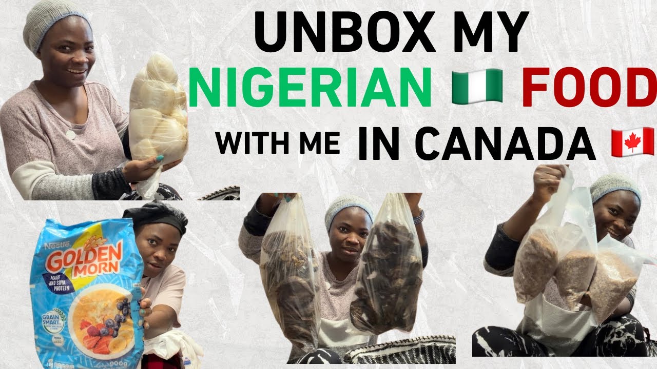 Unbox My Nigerian Food With Me in Canada 🇳🇬 | After Our Luggage Was Missing for 11 Days!