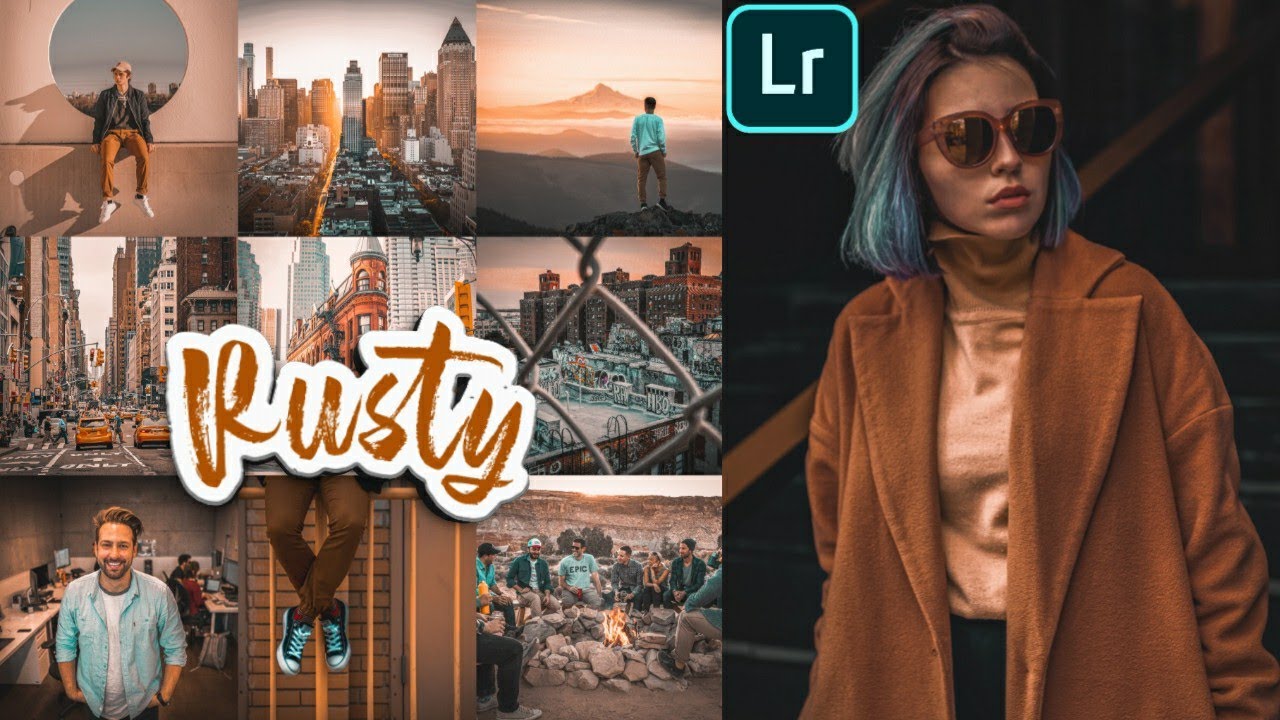 Lightroom Mobile Presets Free DNG XMP | How To Edit Moody Orange Tone | Rusty Preset (2019)